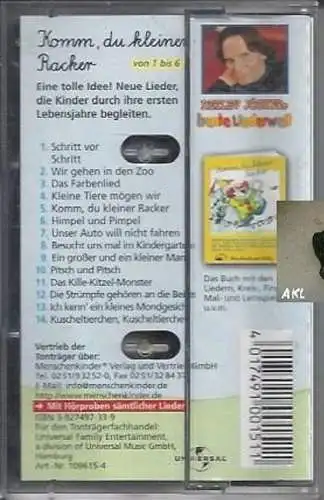 Komm du kleiner Racker, Deflev Jöcker, Kassette, MC