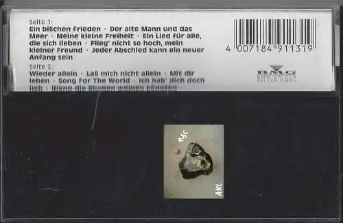 Nicole, Ein bisschen Frieden, Kassette, MC