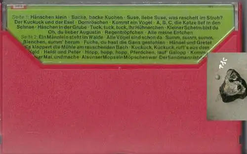 Ein Männlein steht im Walde, Kassette, MC