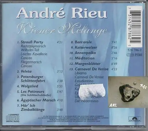 Andre Rieu, Wiener Melange, CD
