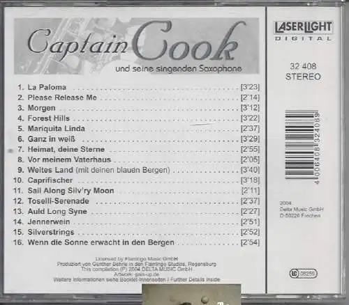 Captain Cook singenden Saxophone, Sail along silvry moon, CD