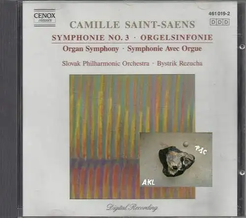 Camille Saint Saens, Symphonie No 3, Orgelsinfonie, CD