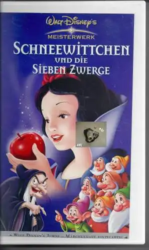 Schneewittchen und die sieben Zwerge, Walt Disney, VHS