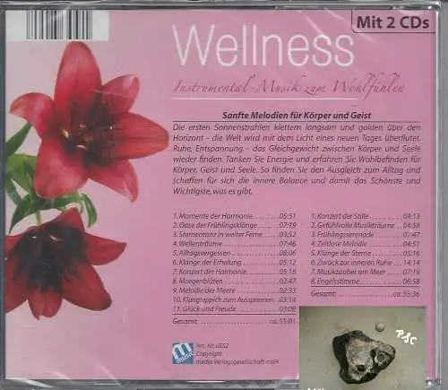 Wellness, Instrumental Musik zum Wohlfühlen, rosa, CD