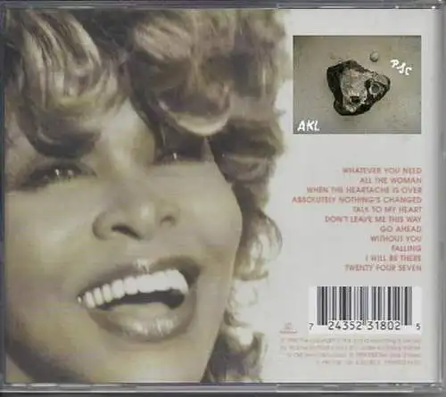 Tina Turner, Twenty four seven, CD