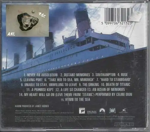 Titanic, Music from the motion picture, CD