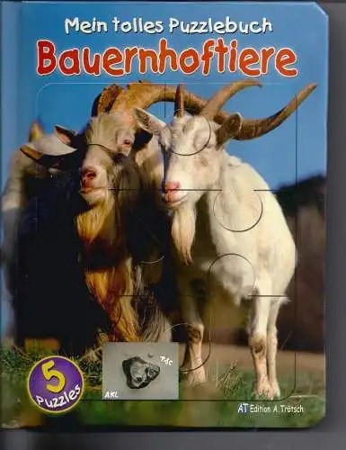 Mein tolles Puzzlebuch, Bauernhoftiere. 