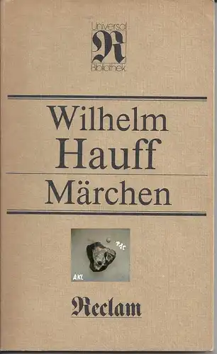Wilhelm Hauff: Märchen, Reclam. 