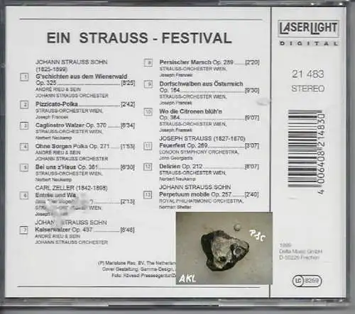 Ein Strauss Festival, Andre Rieu, CD