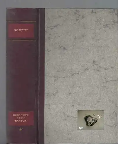 J. W. Goethe: Johann Wolfgang Goethe, gesammelte Werke in vier Bänden, 1. Band. 