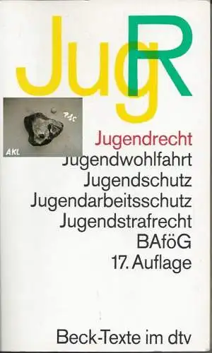 Jugendrecht, 17. Auflage, Beck Texte. 