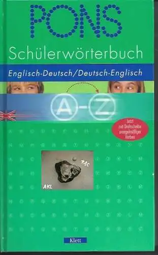 Pons Schülerwörterbuch, Engl-Dt. und Dt.-Engl. 