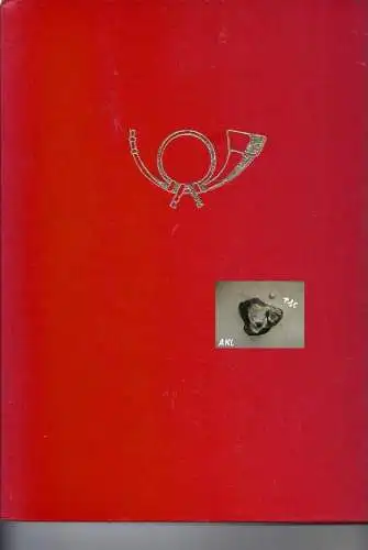 Briefmarkenalbum, Tauschalbum, Einsteckbuch, rot
