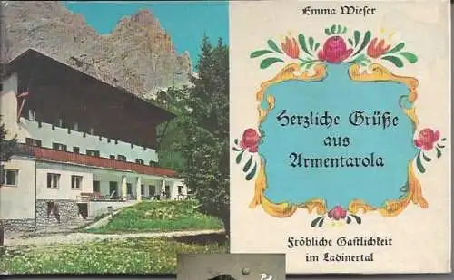 Wieser Emma: Herzliche Grüße aus Armentarola, Wieser Emma. 
