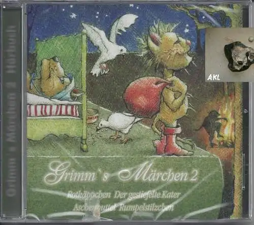 Grimms Märchen 2, CD, Rotkäppchen, Der gestiefelte Kater, CD, Hörbuch