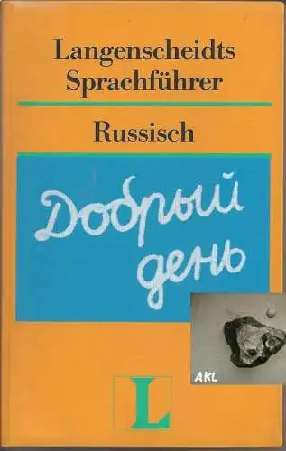 Langenscheidts Sprachführer Russisch, Dt., dobri den. 