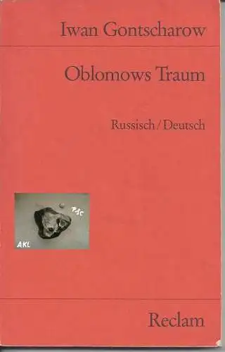 Iwan Gontscharow: Oblomows Traum, Iwan Gontscharow, Reclam, russisch dt. 