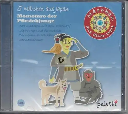 5 Märchen aus Japan, Momotaro der Pfirsichjunge, CD, Hörbuch