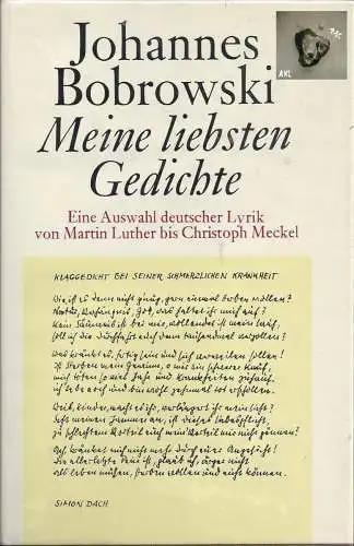 Johannes Bobrowski: Meine liebsten Gedichte. 