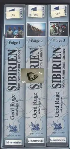 Gerd Ruge unterwegs in Sibirien, Vom Amur zum Eismeer, VHS