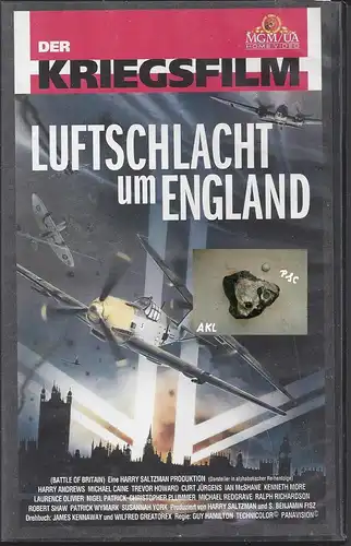 Luftschlacht um England, Der Kriegsfilm, VHS