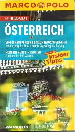 Österreich mit Reise-Atlas. 