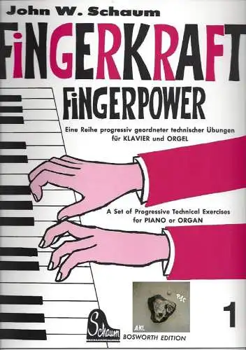 Fingerkraft, Powerkraft 1, für Klavier und Orgel. 