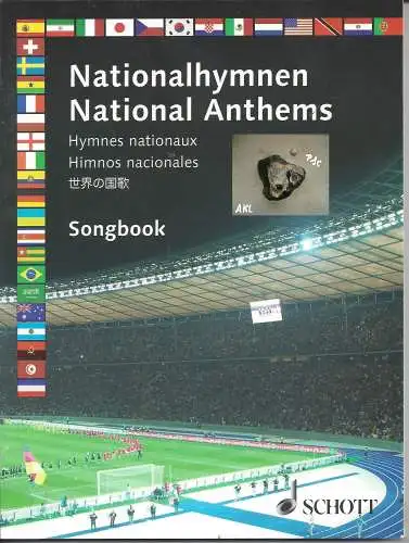 Nationalhymnen, National Anthems, Songbook.