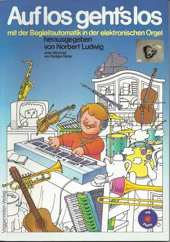 Auf los gehts los mit der Begleitautomatik in der elektronischen Orgel. 