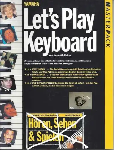 Kenneth Baker: Let´s Play Keyboard, Masterpack, Yamaha. 
