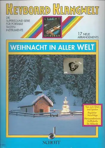 Keyboard Klangwelt, Weihnacht in aller Welt, ED 7471. 