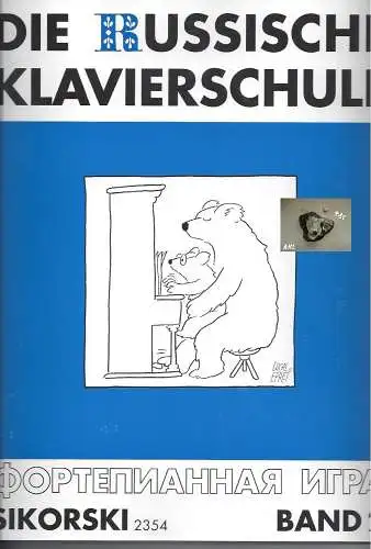 Die russische Klavierschule, Band 2, Sikorski 2354. 