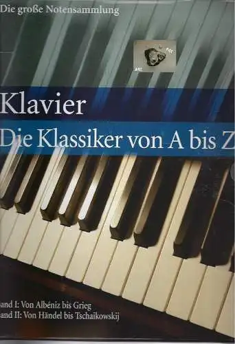 Klavier, Die Klassiker von A bis Z, 2 Bände, vollständig. 