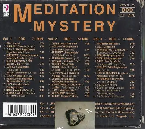 Meditation Mystery, Nocturnal Dreams, 37 Titles, CD