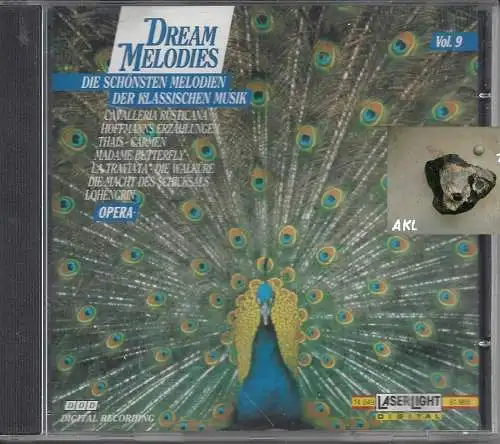 Dream Melodies, Vol 9, Opera, CD
