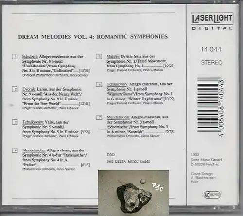 Dream Melodies, Vol 4, Romantic Symphonies, CD