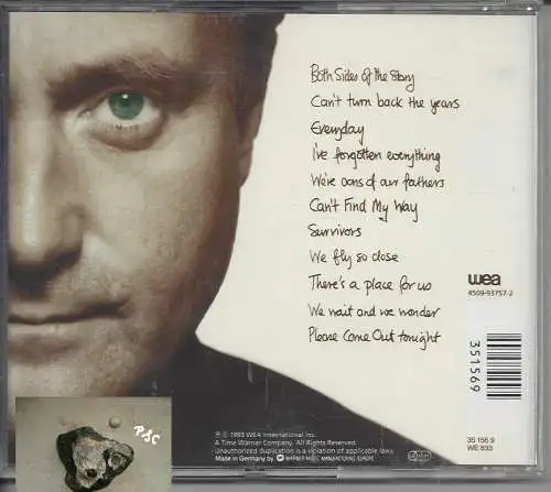 Phil Collins, Both Sides, CD