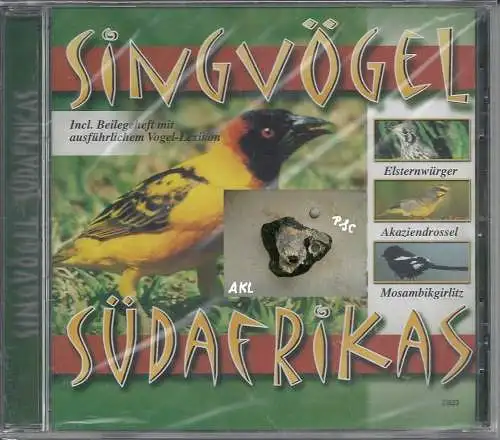 Singvögel, Südafrikas, CD