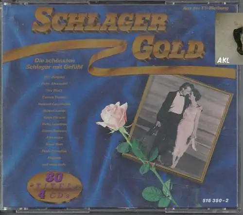 Schlager Gold, 80 Titel, CD