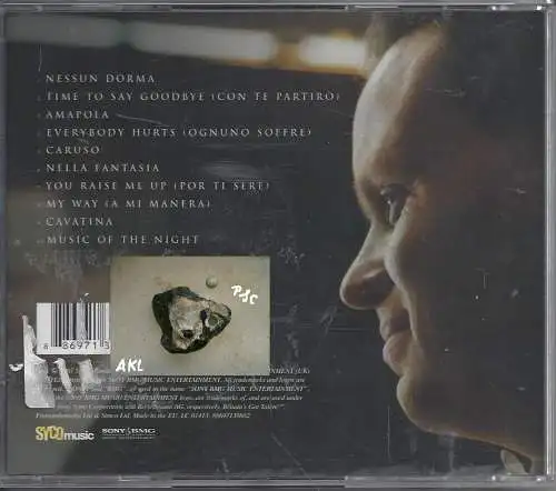 Paul Potts, One Chance, CD