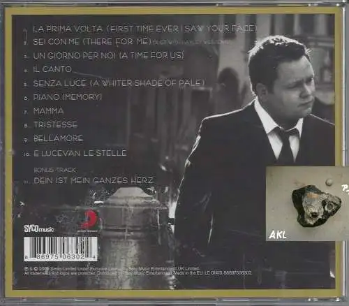 Paul Potts, Passione, CD