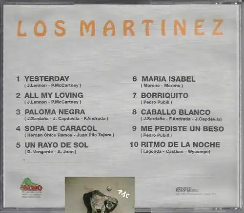 Los Martinez, Yesterday, CD