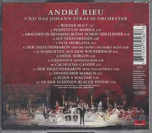 Andre Rieu, 100 Jahre Strauß, CD