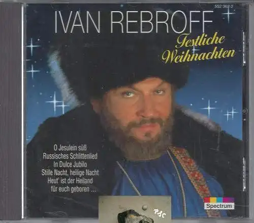 Ivan Rebroff, Festliche Weihnachten, Spectrum, CD