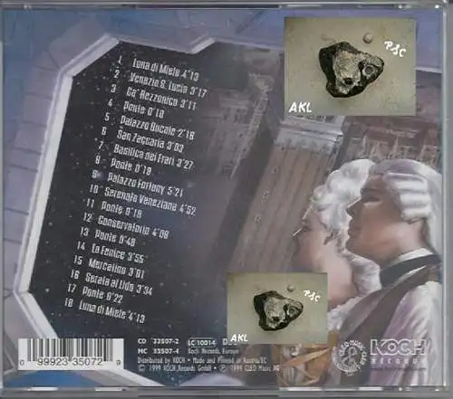 Rondo Veneziano, Honeymoon, Luna di Miele, CD