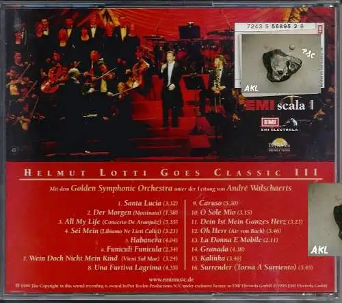 Helmut Lotti goes Classic III, CD