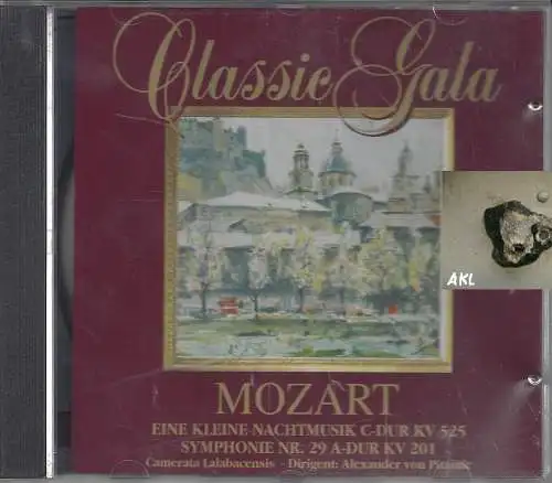 Classic Gala, Mozart, Eine kleine Nachtmusik C-Dur KV 525, CD