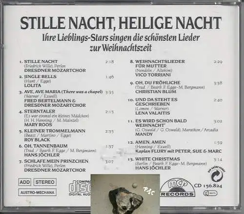 Stille Nacht Heilige Nacht, Ihre Lieblingsstars, CD