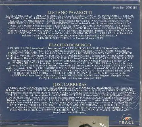 Luciano Pavarotti, Placido Domingo, Jose Carreras, CD