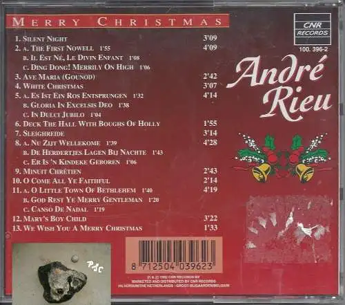 Andre Rieu, Merry Christmas, CD